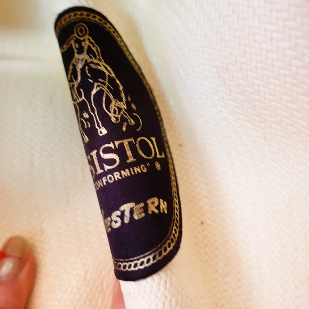 Resistol Cowboy Hat Boys Youth White Straw Western Rodeo Ranch USA Made OS 6 3/4